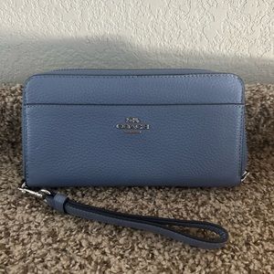Blue Coach Wallet